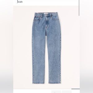 Abercrombie Curve Love Ultra High Rise 90’s Straight